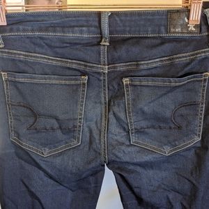 American Eagle dark wash jegging